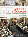 Cover image for Going to the Sources